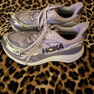 Hoka Stinson 7 Women's Purple and Gray Sneakers